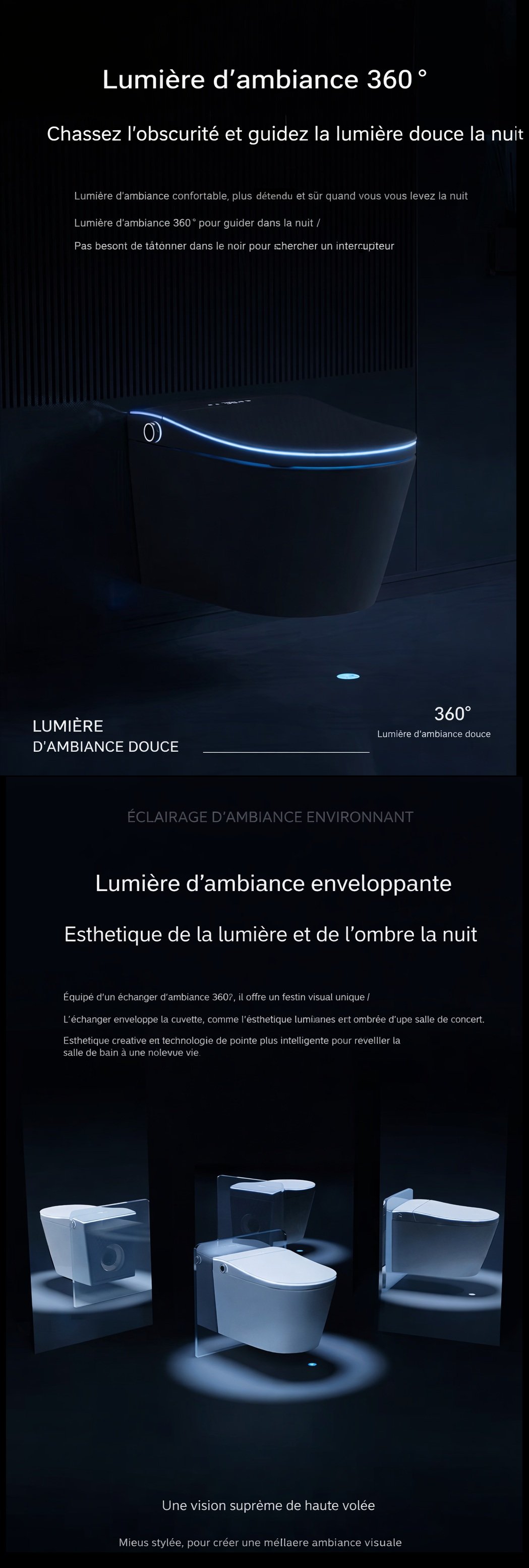 Toilette japonaise connectée Cobis